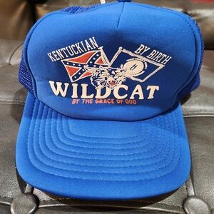 Vintage Sportcap Kentuckian Wild Cat Blue Trucker Hat